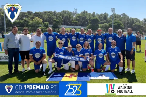 CD 1º de Maio representante da Madeira no Walking Football Nacional 2023
