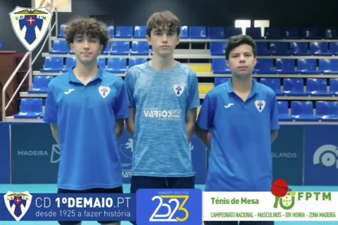 CD 1º DE MAIO "B" CEDE VITÓRIA A ACD SÃO JOÃO Em ténis de Mesa