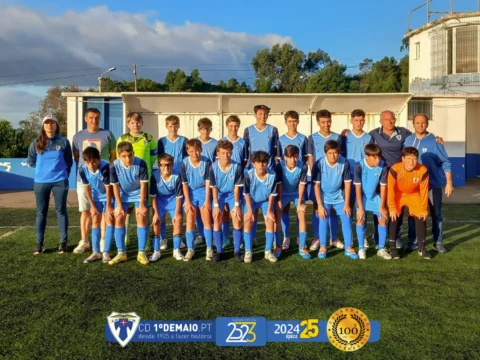 Equipa de Iniciados SUB14 de Futebol do 1º de Maio 2024/2025