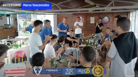 Aniversário do nosso amigo e treinador de guarda-redes Marco vasconcelos, no Porto Santo