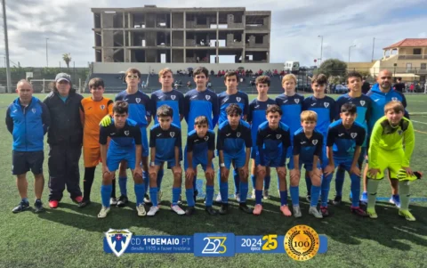 CD 1º de Maio Vence Estrela da Calheta FC por 4-1 na Série D da 2ª Fase do Campeonato de Sub-15