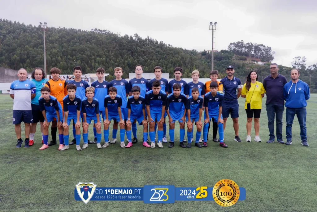 Iniciados SUB-15 do 1º de Maio arrancaram um empate em casa frente o ADRC Os Xavelhas "A"