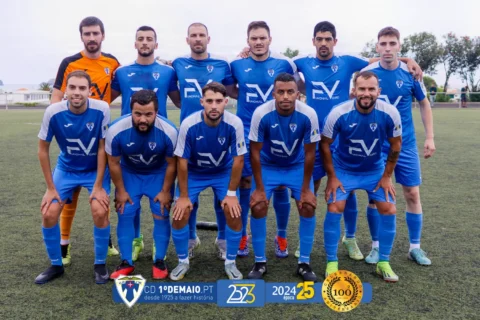 Equipa de Futebol Sénior do 1º de Maio época 2024-2025