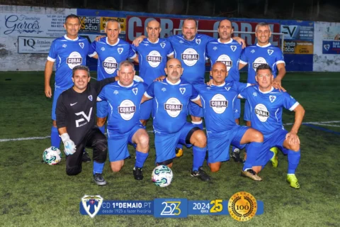 Veteranos, CD 1º de Maio vence CS Marítimo nos +45 por 3-0