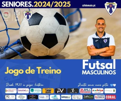 Seniores masculinos Futsal com jogo treino frente ao CDC Porto Moniz