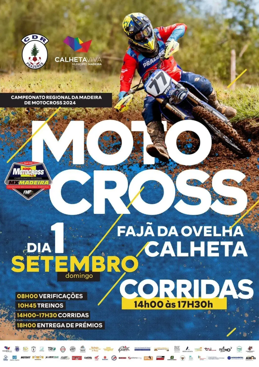 Pilotos do Clube 1º de Maio na 4ª Prova do Campeonato regional de Motocross