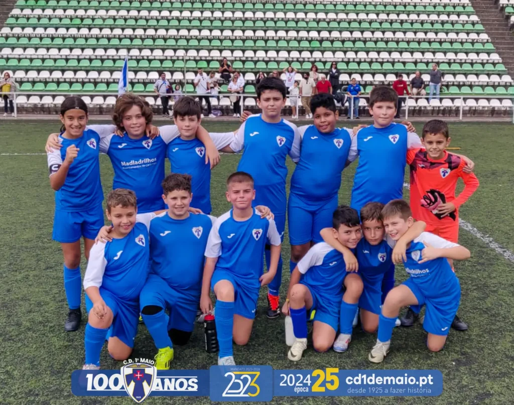 Cd 1.º Maio Vence Sc Santacruzense na 6ª Jornada da Divisão Honra Regional SUB-11 – Uma Exibição Brilhante com o Apoio Incansável dos Pais
