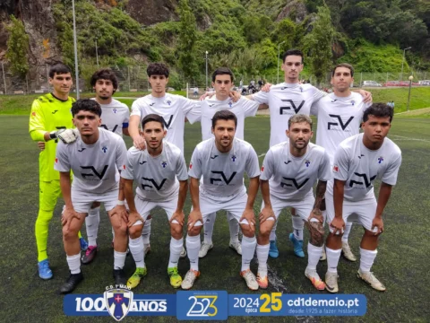 Jogo de Futebol Sénior entre as equipas ACD São Vicente "B" e CD 1º de Maio "B"