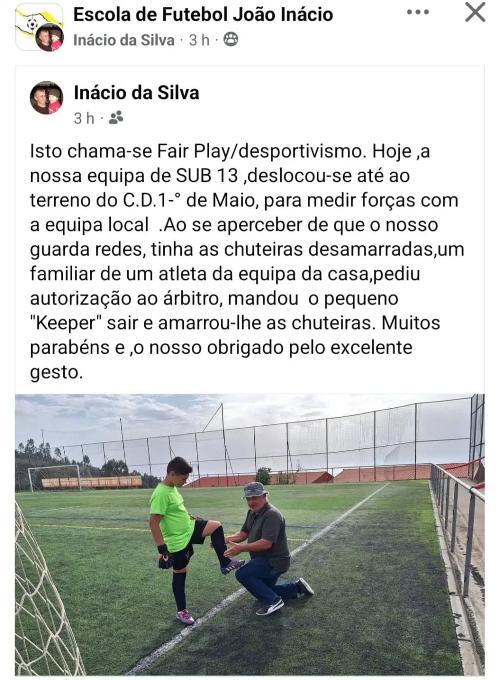 Fair Play e Espírito Desportivo no Futebol de Formação