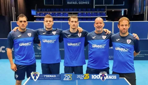 Equipa do CD 1º de Maio de Ténis de Mesa, Seniores masculinos da 1ª Divisão Nacional Masculina