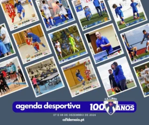 Agenda desportiva do CD 1º de Maio para os dias 07, 08 e 10 de dezembro de 2024
