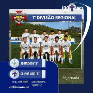 Seniores Masculinos B do 1º de Maio em Machico para mais um jogo importante do Campeonato