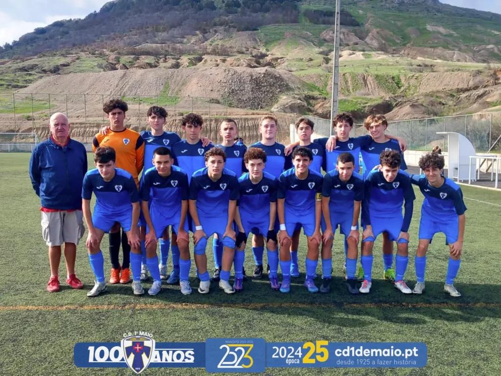 Juvenis sub-16 de futebol do 1º de maio venceram o portosantense por 3-2