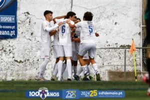 Empate do CD 1º de MAio "B" frente ao Cf Carvalheiro por 1 bola