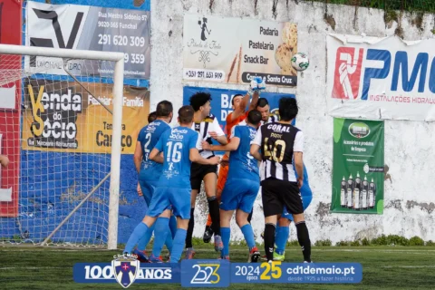 Vitória do CD 1º de Maio frente ao CD Nacional por 4-1