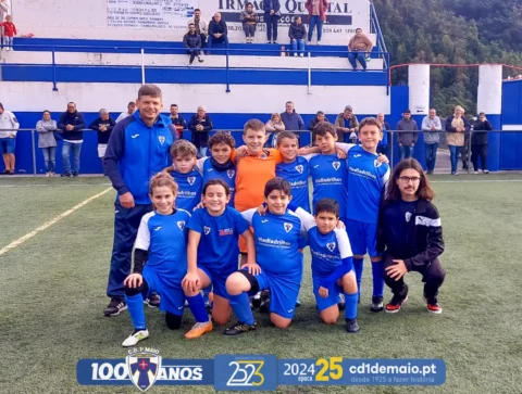 Equipa de Benjamins SUB-10 do CD 1º de Maio