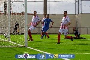 Jogo Seniores Masculinos de Futebol entre o CD 1º de Maio e o estrela da Calheta FC