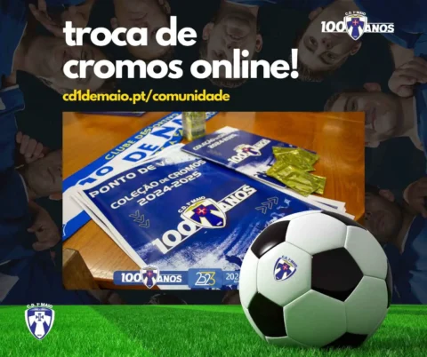 Coleção de Cromos no Clube Desportivo 1º de Maio