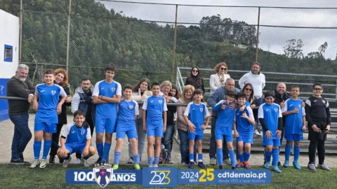 Equipa de Infantis SUB-13 do CD 1º de Maio de Futebol de Formação