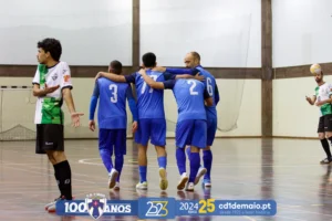 Vitória do CD 1º de Maio frente ao Cd Ribeira Brava em Futsal Taça da Madeira 2024/2025