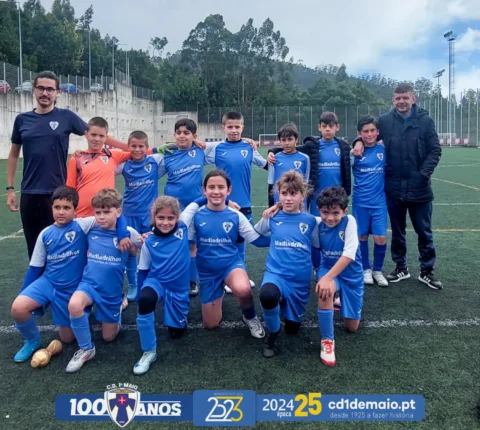Benjamins SUB-10 do CD 1º de Maio no Torneio da Madeira V 2024/2025