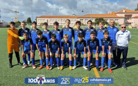Iniciados SUB-15 do CD 1º de Maio na Taça da Madeira 2024/2025