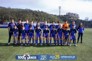 Equipa de Juvenis SUB-17 do CD 1º de Maio com Vitória expressiva sobre o Cd Ribeira Brava
