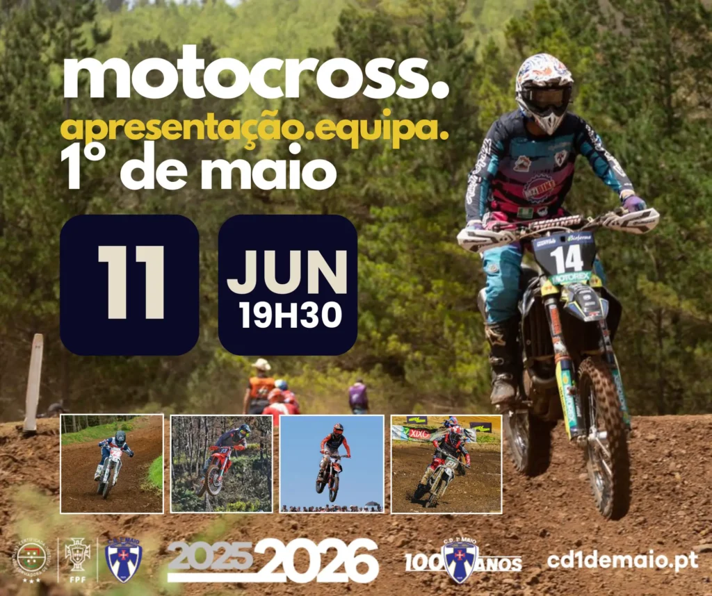 Apresentação da Equipa de Motocross do CD 1º de Maio para a época 2025-2026