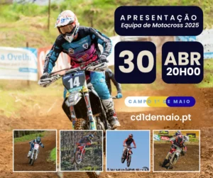 Apresentação Oficial da Equipa de Motocross CD 1.º de Maio – Época 2025