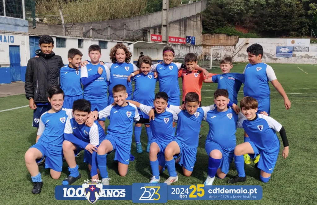 Benjamins SUB-11 do Cd 1º de Maio com uma Vitoria no fecho da 2ª Fase do campeonato