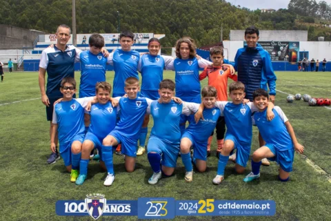 Equipa de benjamins SUB-11 do CD 1º de Maio