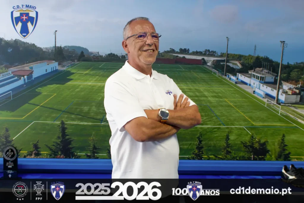 Paulo Tito Treinador dos Seniores B do CD 1º de Maio para a época 2025-2026