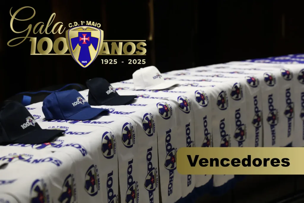 gala do centenário do CD 1º de maio vencedores