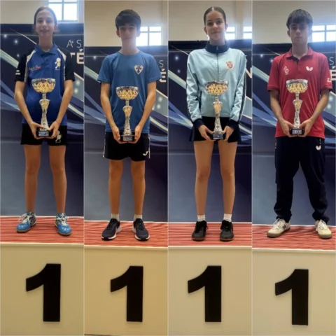 Ténis de Mesa: CAMPEONATOS REGIONAIS DE SINGULARES SUB-13 E SUB-19