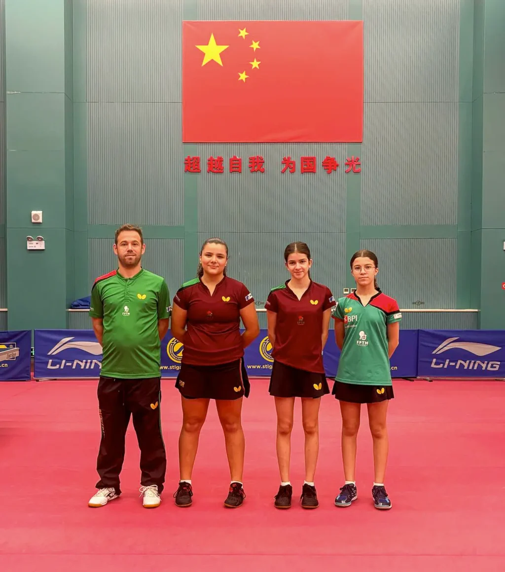 Estágio Internacional na China Eleva o Nível do Ténis de Mesa Nacional