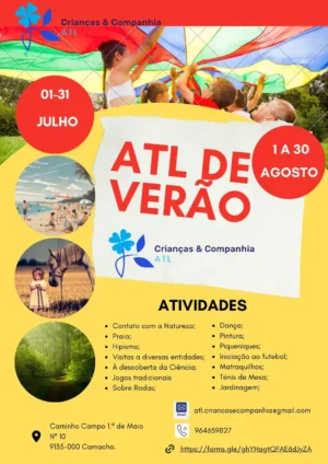 ATL de Verão no Clube Desportivo 1º de Maio