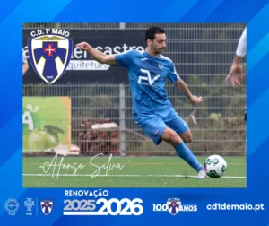 Renovação do Avançado Afonso Silva para a época 2025-2026