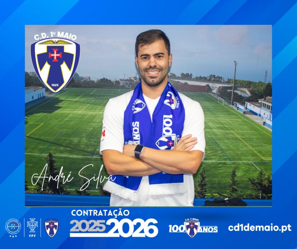 Renovação do Defesa André Silva no CD 1º de Maio época 2025-2026