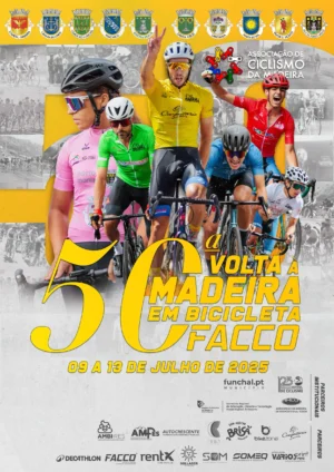 Cartaz da 50ª Edição da Volta a Madeira em Bicicleta - 2025