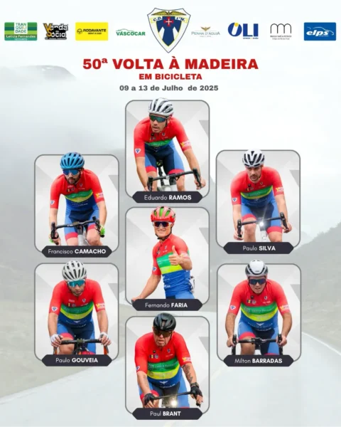 Ciclismo CD 1º de Maio na 50ª Edição da Volta a Madeira em Bicicleta