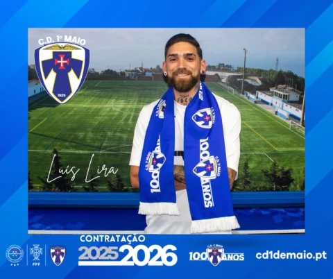 Contratação do Avançado Luís Lira para o 1º de Maio 2025-2026