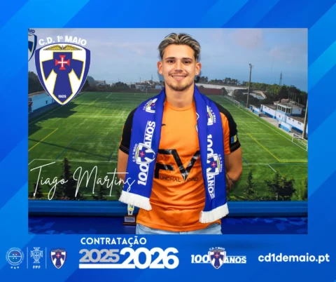 Contratação do Guarda redes Tiago Martins época 2025-2026