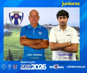 Formação Juniores Luis Teixeira e Filipe Faria