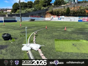 Manutenção do Campo de Futebol do 1º de Maio 2025/2026