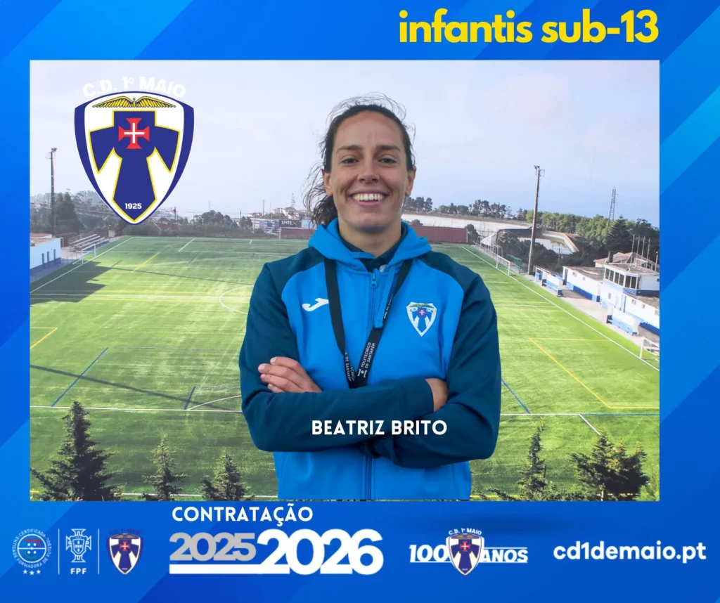 Formação treinadora de Infantos sub-13 beatiz brito