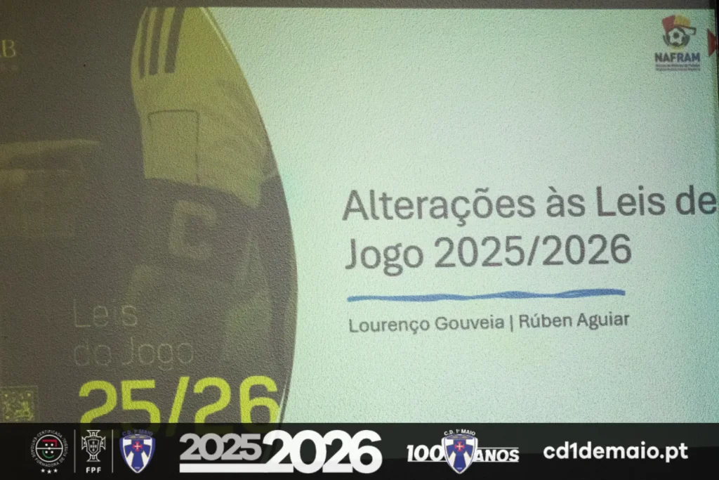 Futebol Formação das Leis de Jogo 2025-2026