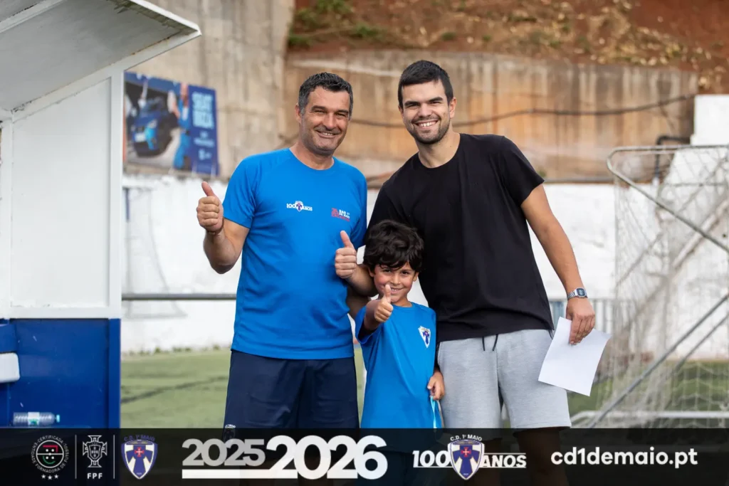 João Alex e Luís Filipe Treinadores das nossas escolhinhas