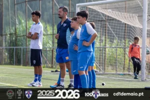 Nuno Barros e João Andrade "Jota" equipa técnica dos Infantis SUB-12