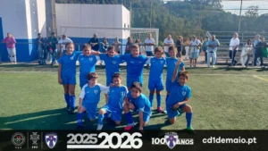 Equipa de Benjamins SUB-10 do CD 1º de Maio