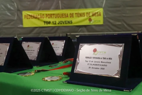 Ténis de Mesa CD 1º de MAio Top 12 Nacional de Jovens